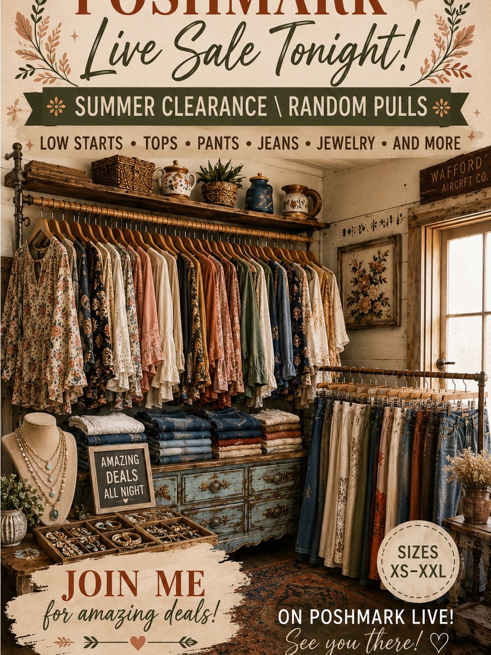 Come join me LIVE 8:38 CST LOW STARTS on great Brands!